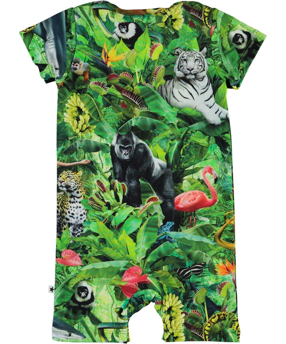 Felton - Fantasy Jungle - Ekologisk babybody med djur