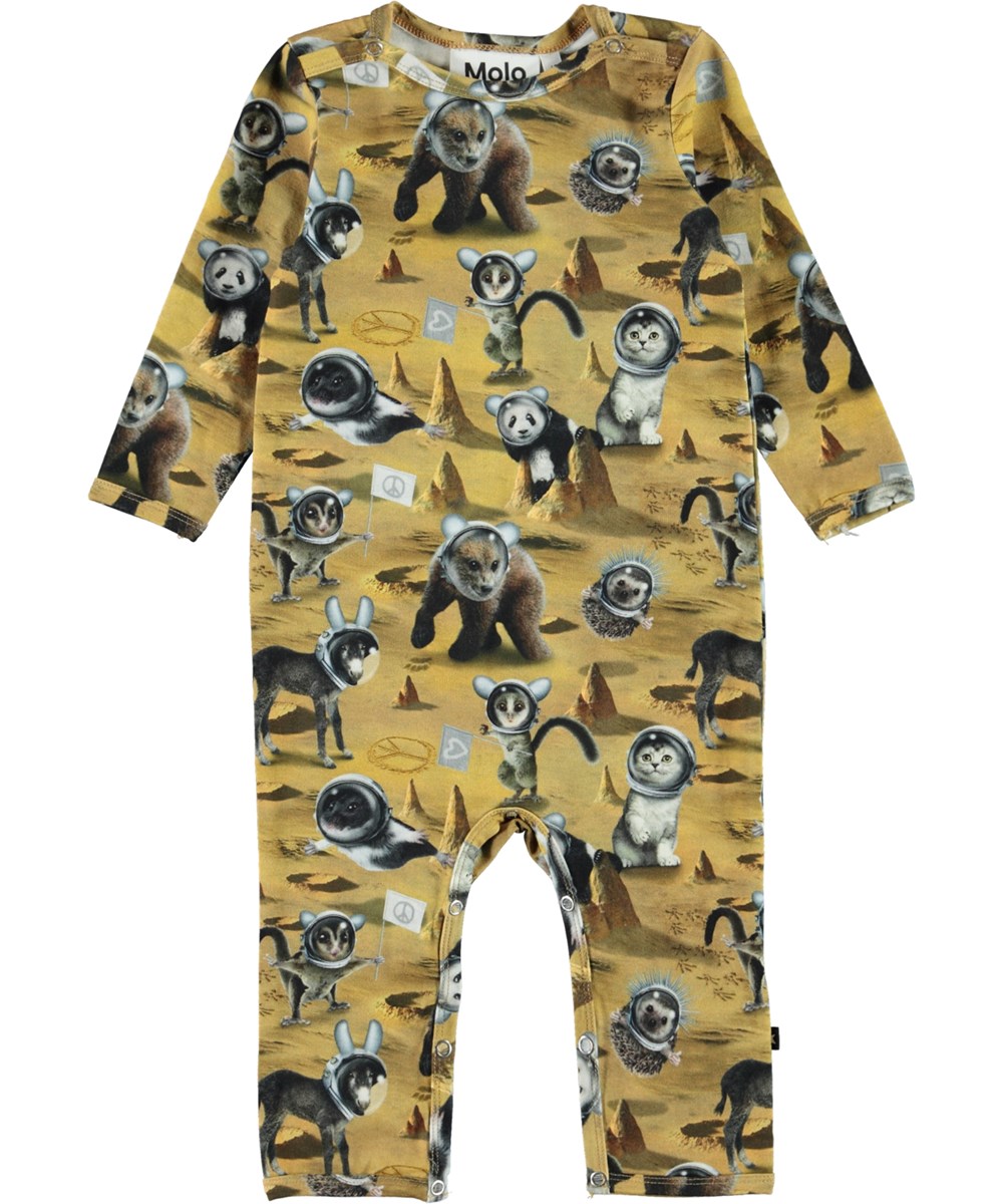 Fenez - Kawaiii Planet - Ekologisk babydräkt med djur på månen.