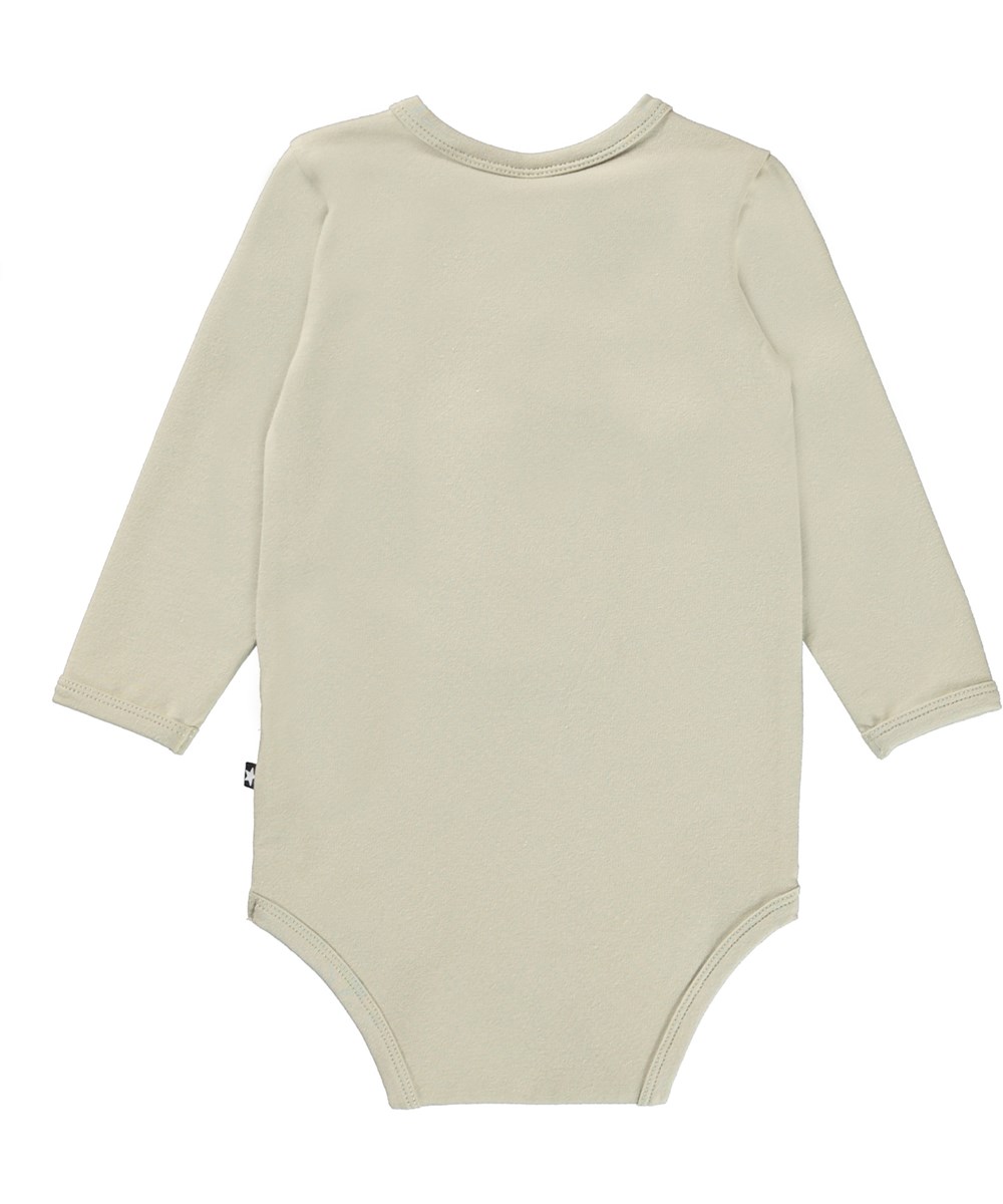 Foss - Fern Encounter - Ekologisk ljusgrön babybody med ekorre.