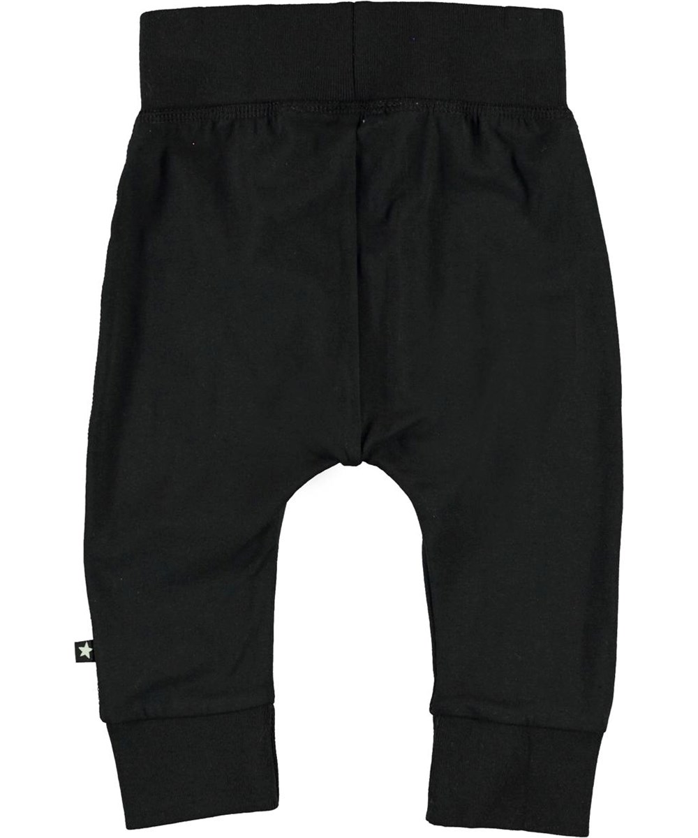 Sammy - Black - Ekologiska svarta babybyxor