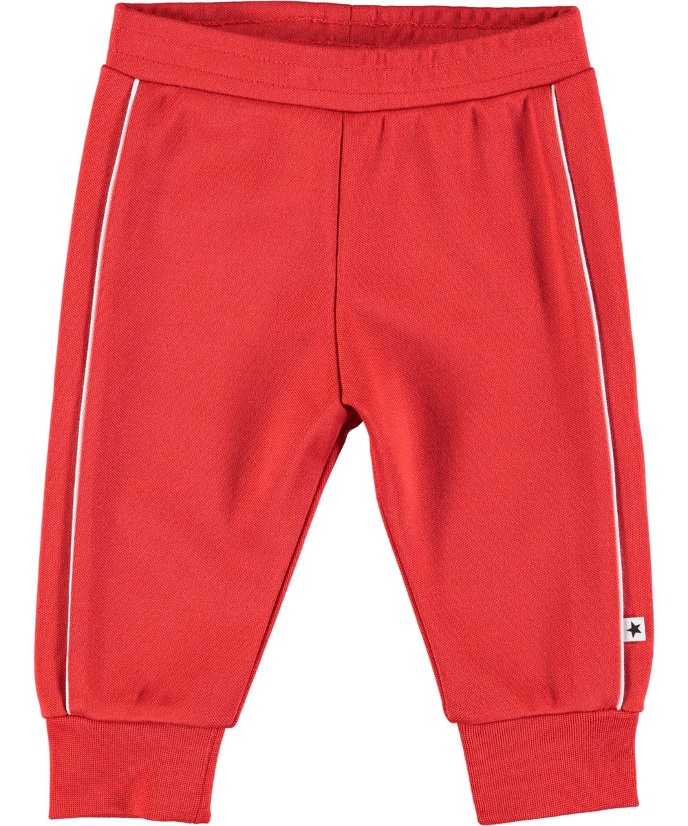 Sid - Heart - Röda baby sweatpants 