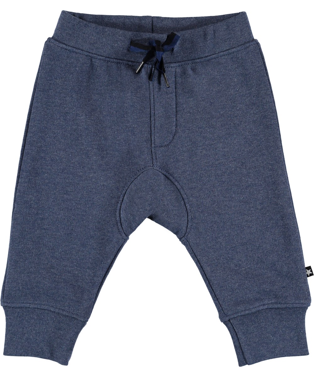 Stan - Infinity Melange - Blå baby sweatpants.