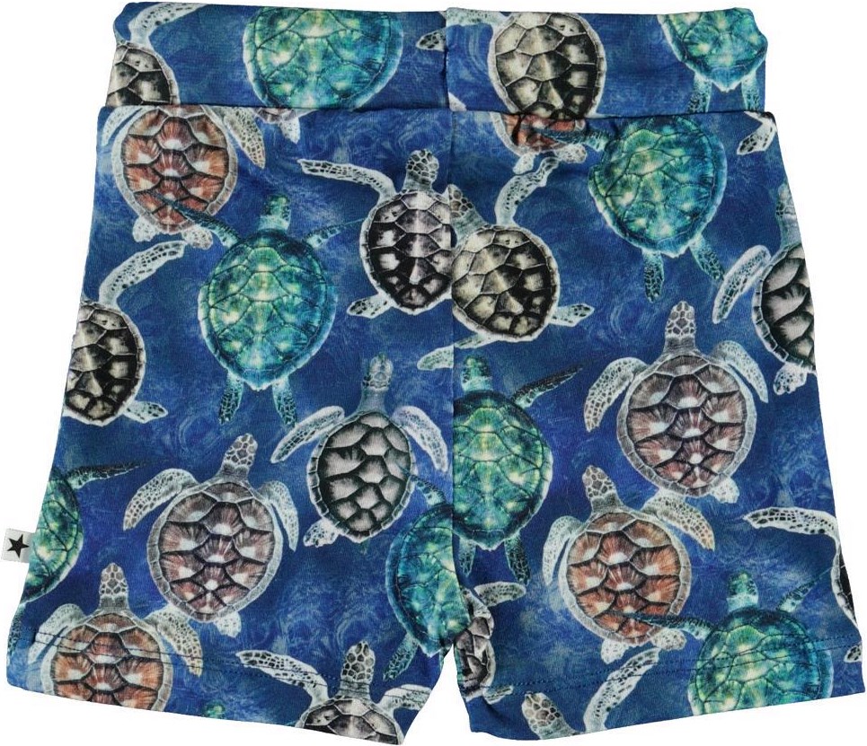 Simroy - Mini Turtles - Ekologiska babyshorts med sköldpaddor