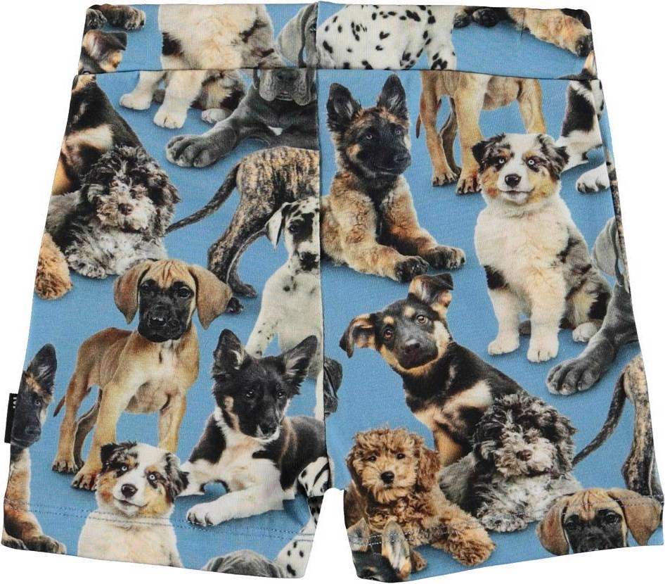 Simroy - Pups - Ekologiska shorts med hundvalpar.