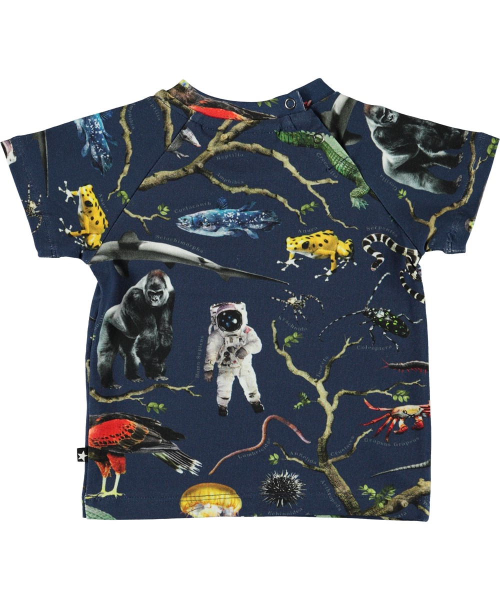 Emmett - Tree Of Life - Ekologisk baby t-shirt med djur