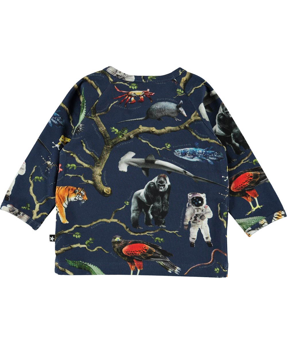 Ewald - Tree Of Life - Ekologisk baby sweatshirt med träd