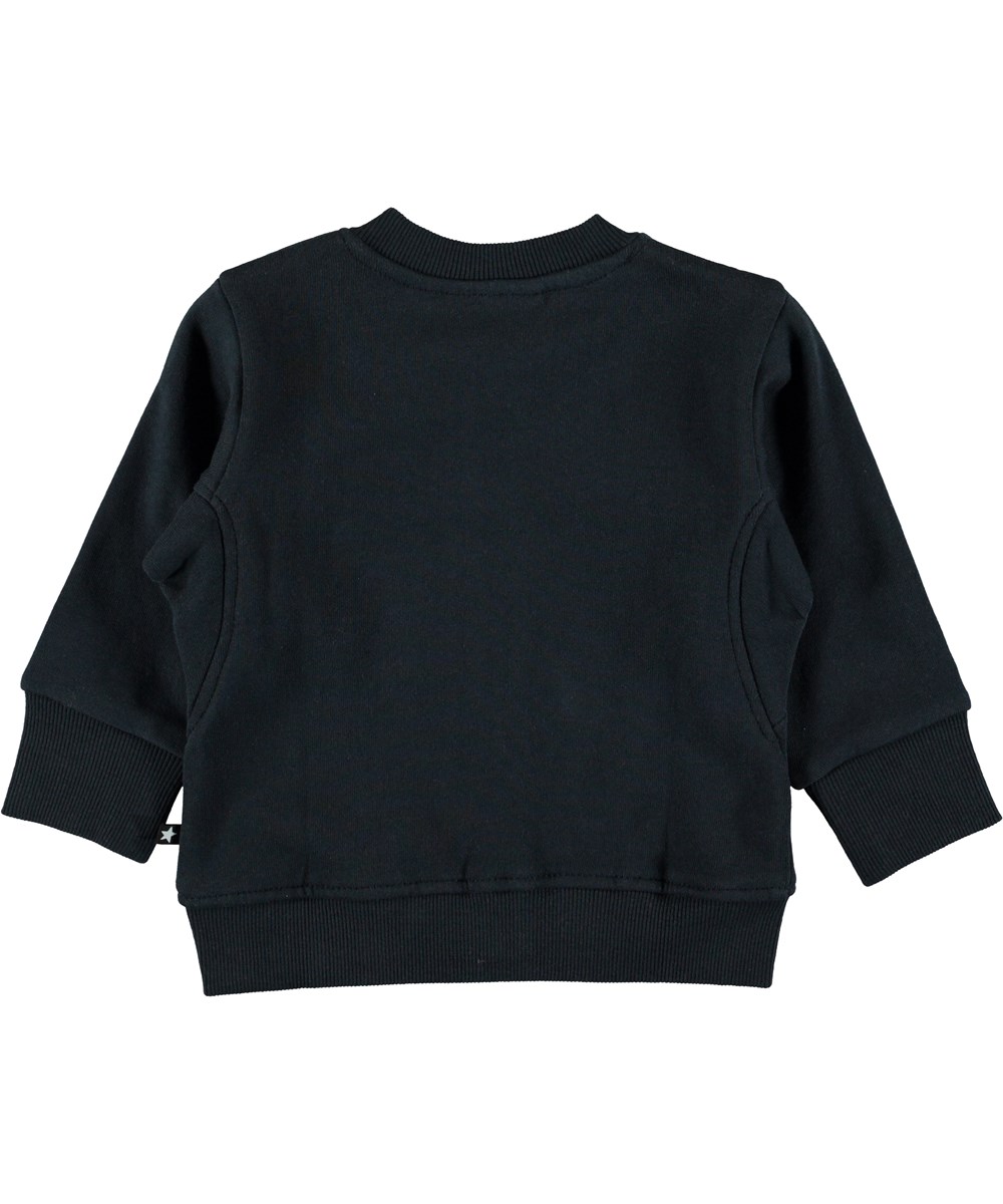 Derek - Carbon - Mörkblå baby sweatshirt. 