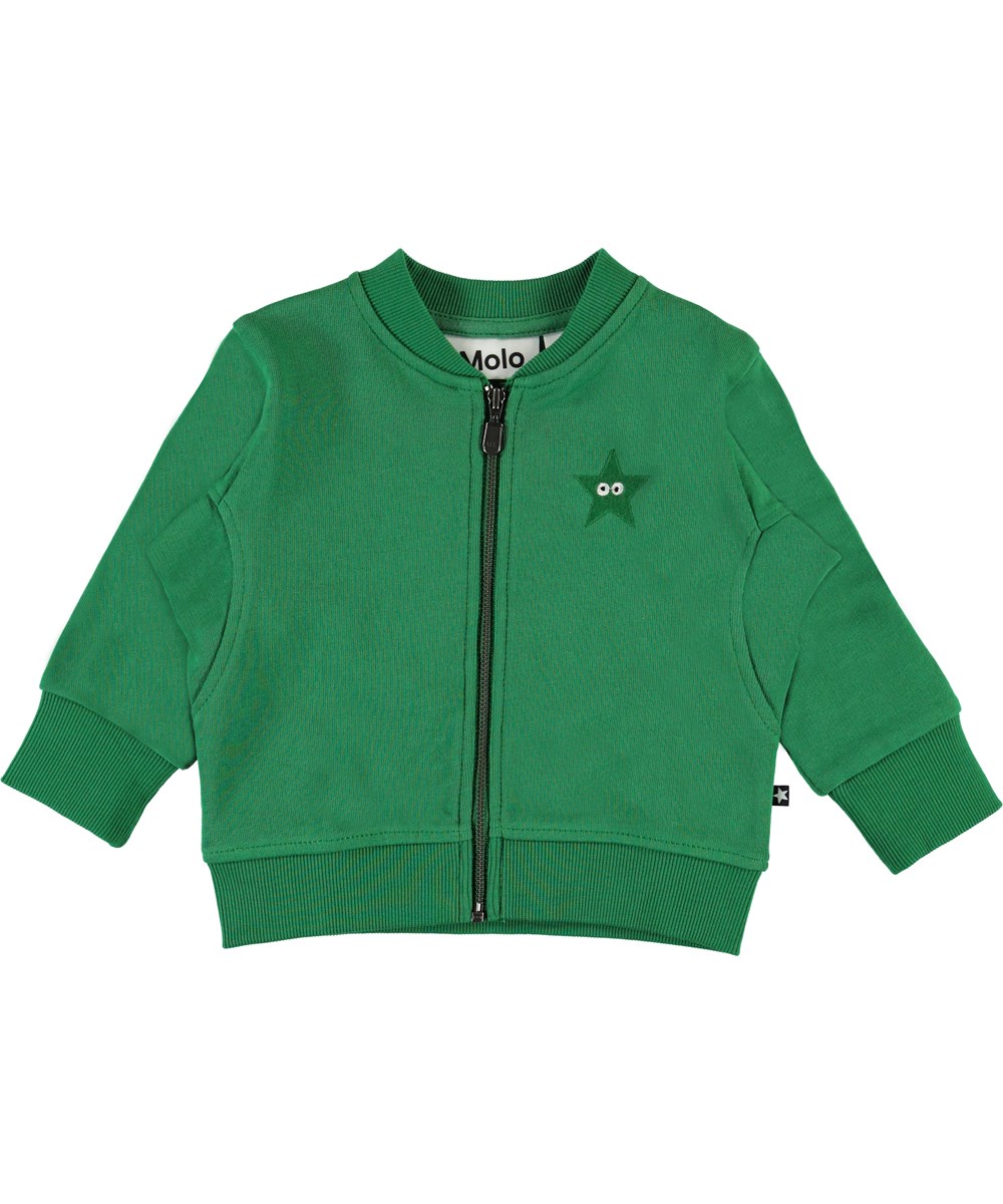 Derek - Jungle - Grön baby sweatshirt