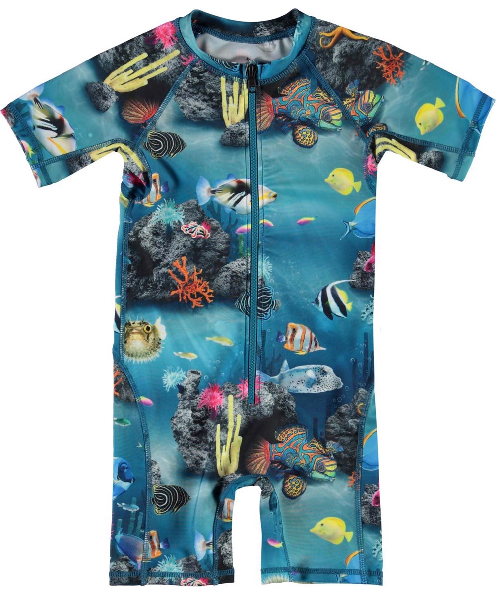 Neka - Ocean Living - UV Badeanzug mit Fisch und Korallen