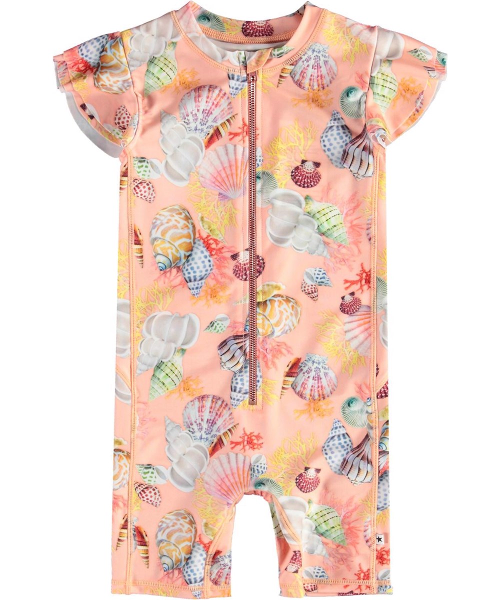 Nolu - Sea Treasures - UV Overalls Rüschen Strandmuscheln