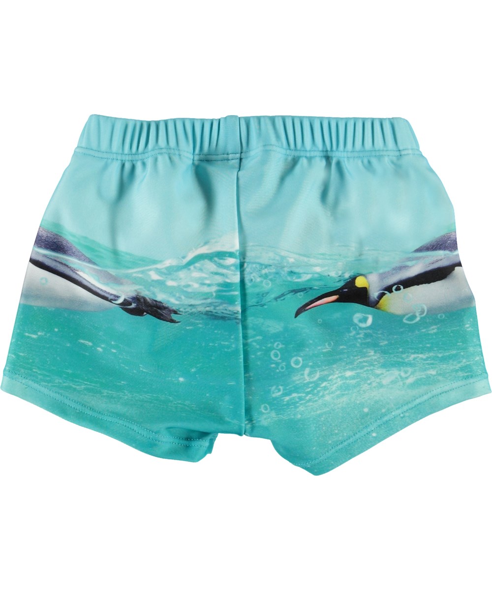 Nansen - The Penguin - Baby UV badebukser med pingviner