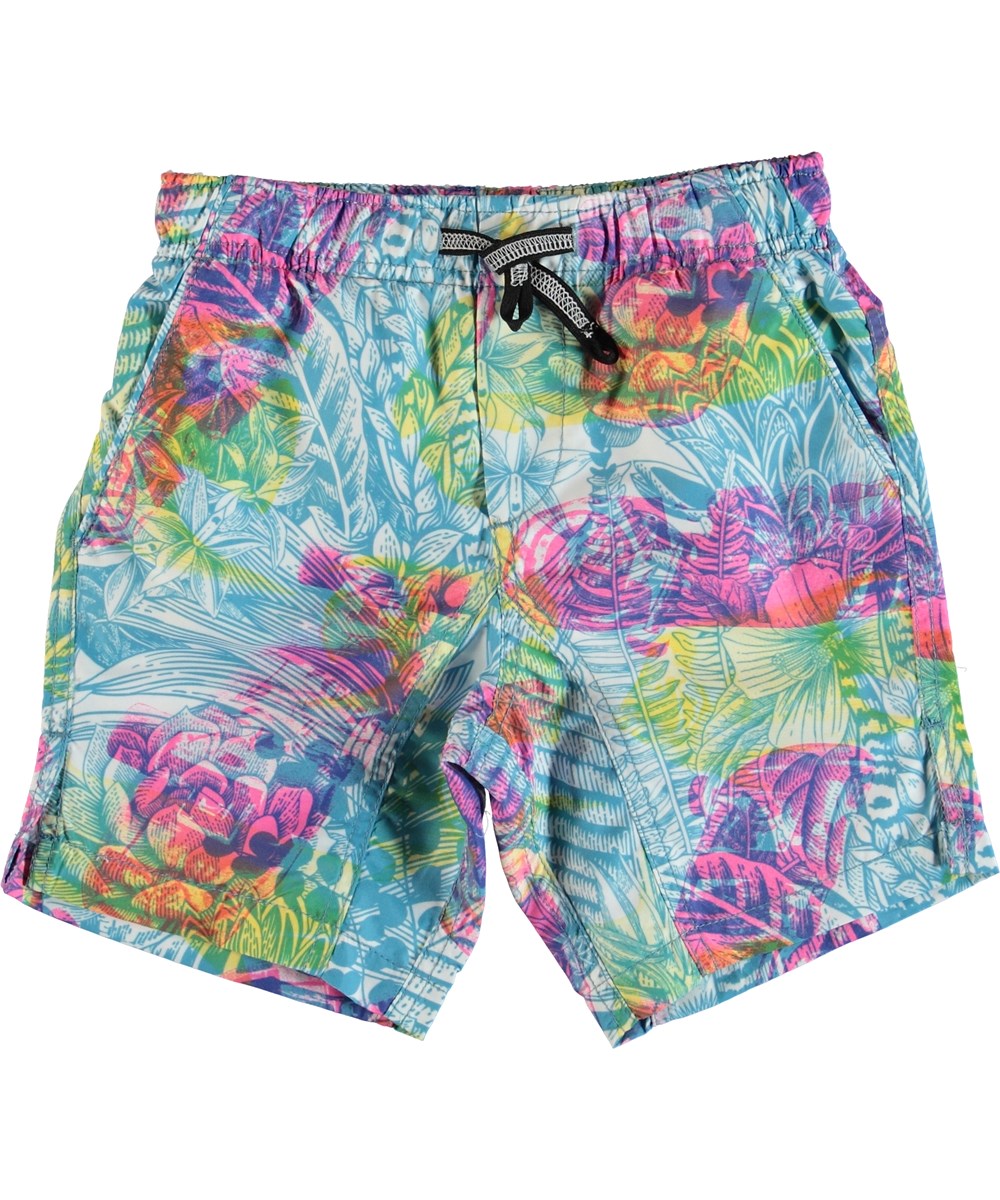Nario - Illuminations - Badeshorts med farve filter print.