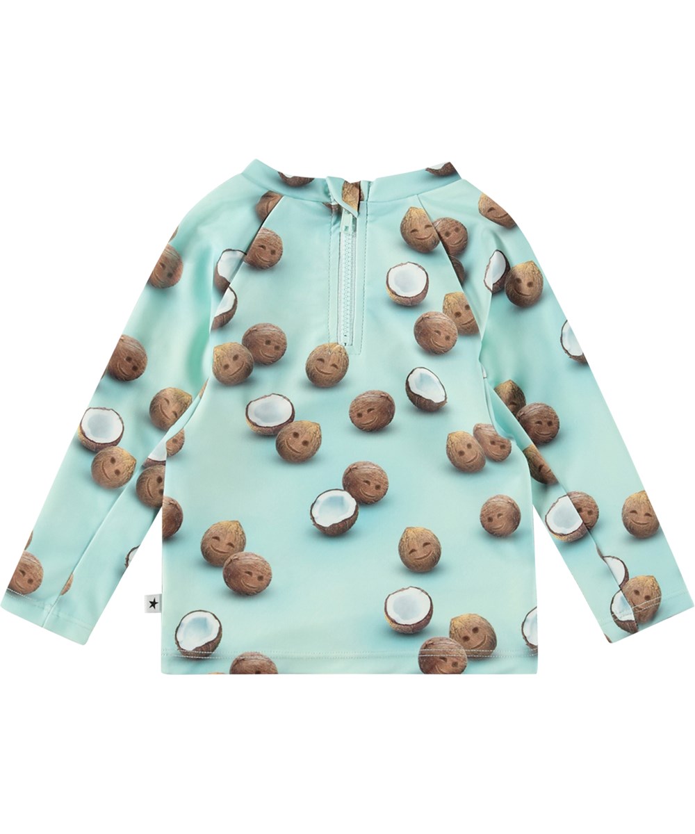 Nemo - Coquitos - Lyseblå baby badebluse i genanvendt polyester med UV-beskyttelse 50+.