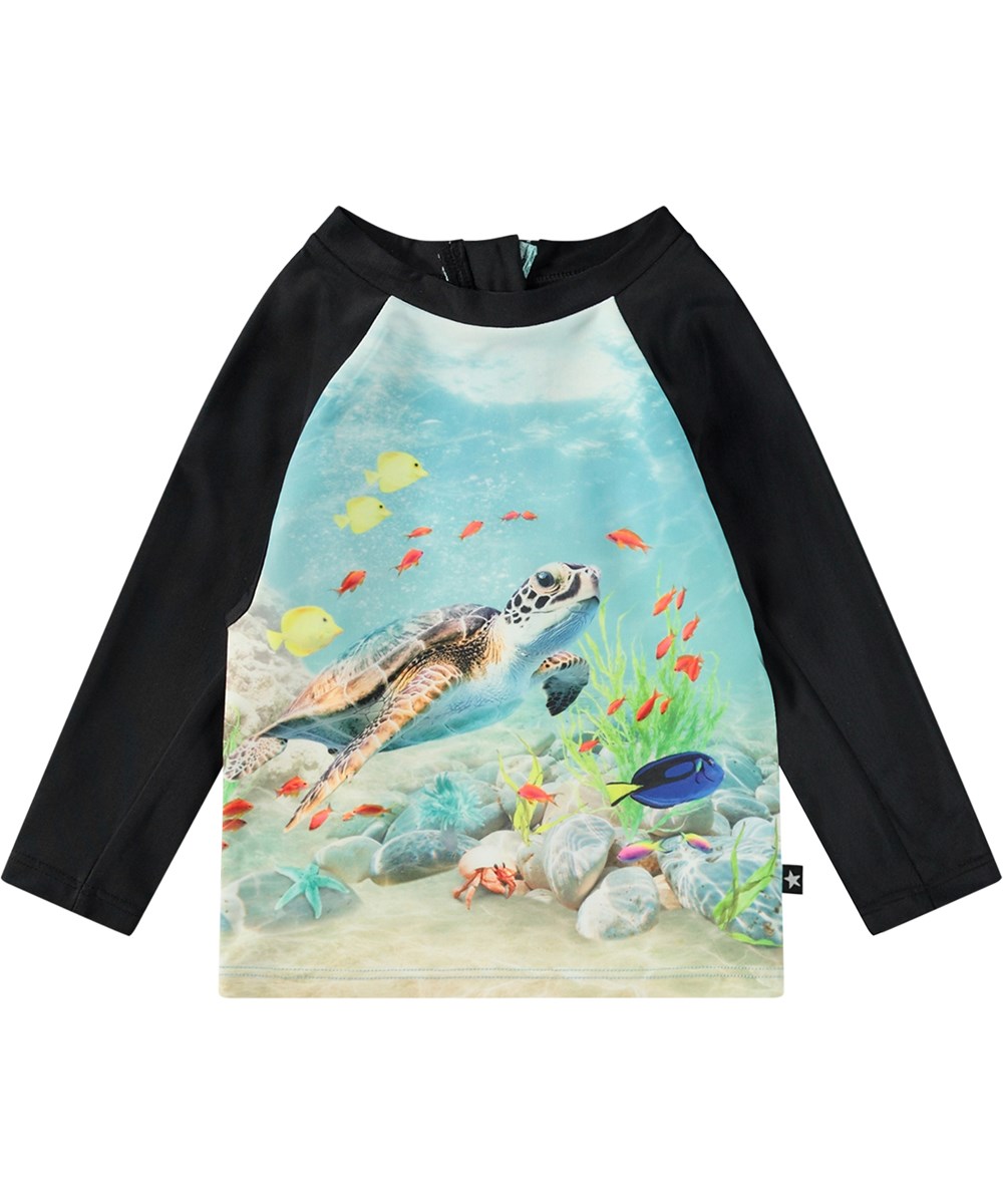 Nemo - Happy Ocean - Baby badebluse i genanvendt polyester med UV-beskyttelse 50+.