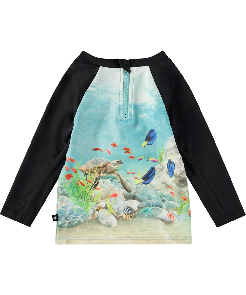 Nemo - Happy Ocean - Baby badebluse i genanvendt polyester med UV-beskyttelse 50+.