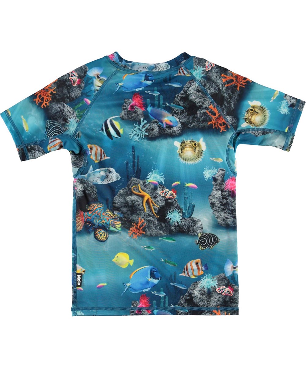 Neptune - Ocean Living - UV svømme t-shirt fisk og koraller