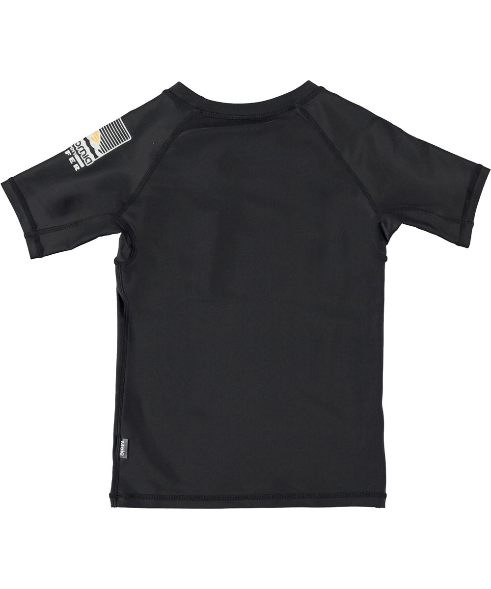 Neptune Solid - Black - UV blå svømmebluse 