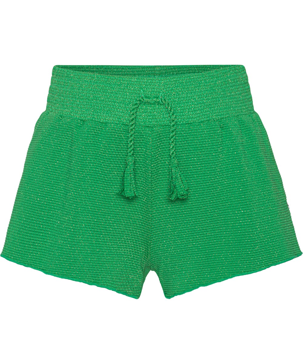 Nicci - Green Bee - Babeshorts i grøn med bindebånd