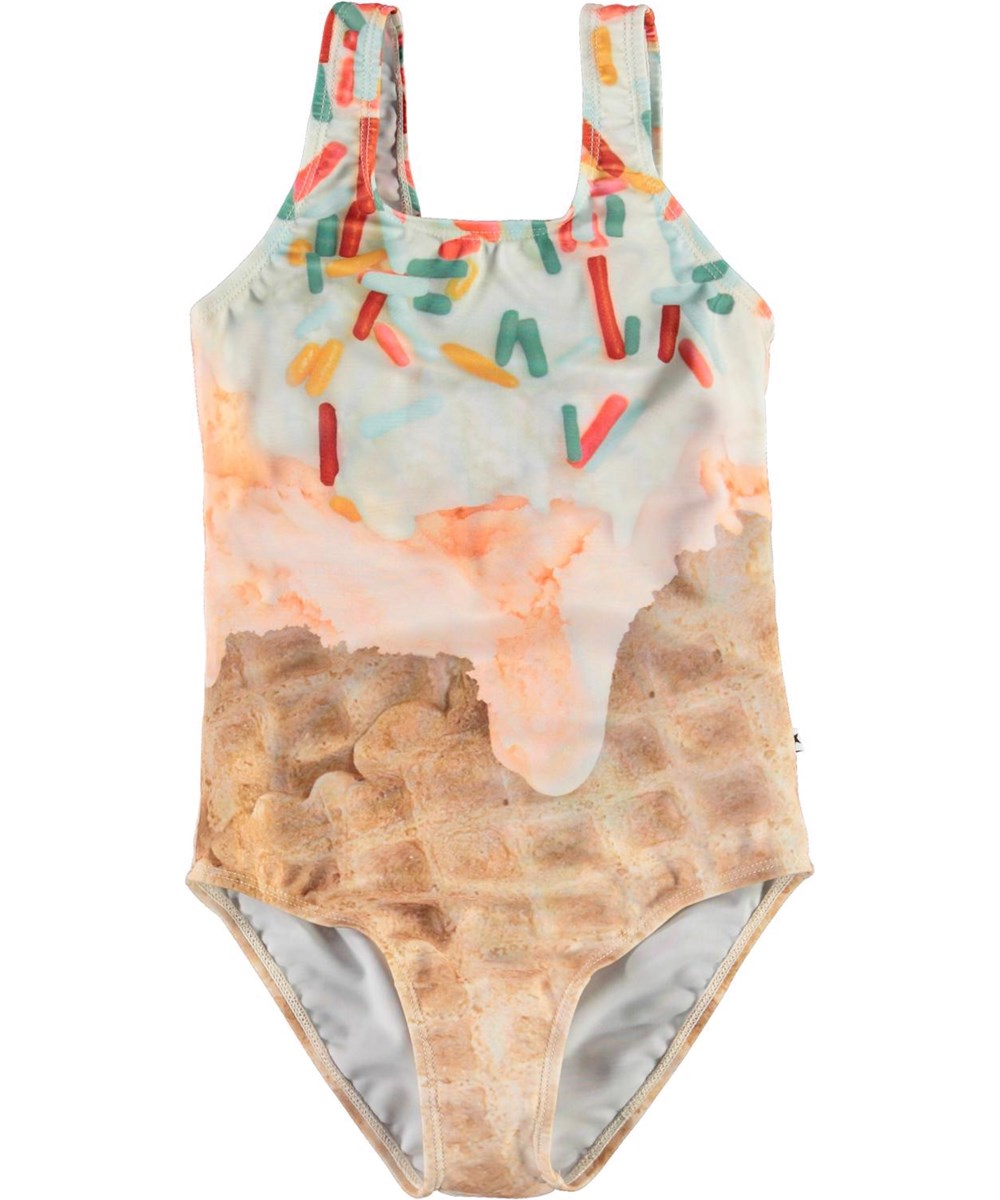 Nika - Ice Cream Cone - UV badedragt isvaffel