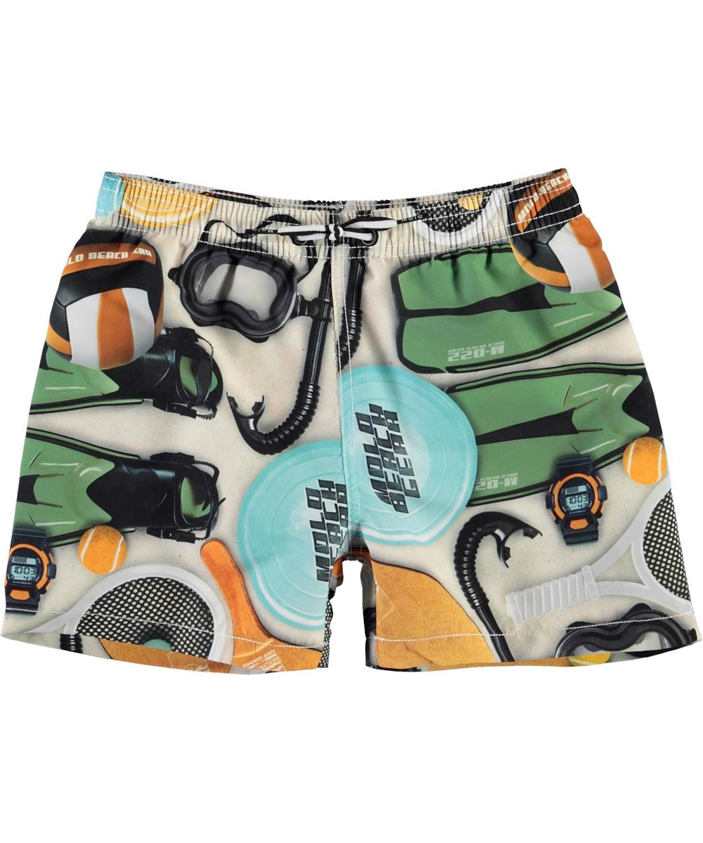Niko - Beach Gear - UV badeshort med strandudstyr