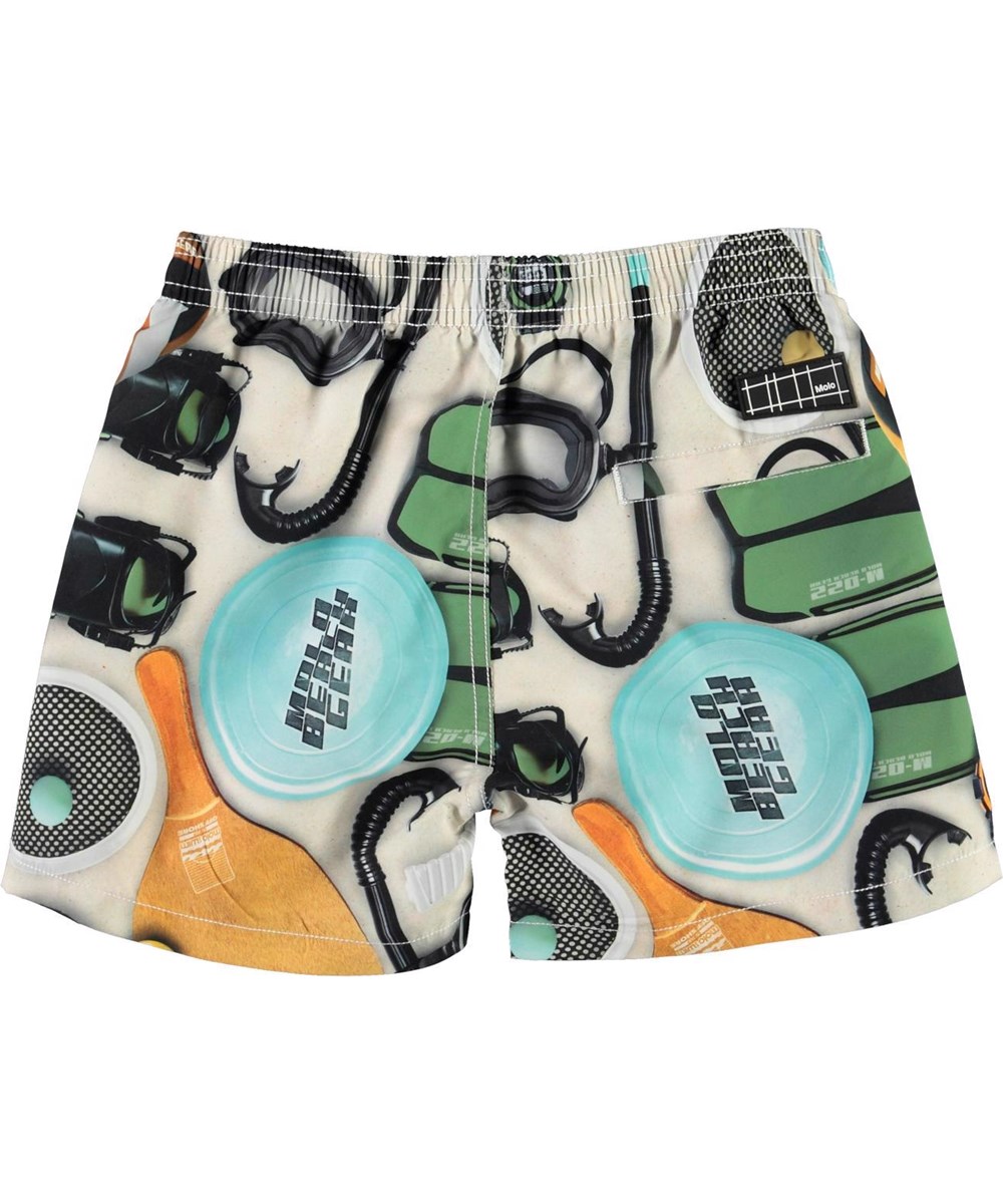 Niko - Beach Gear - UV badeshort med strandudstyr