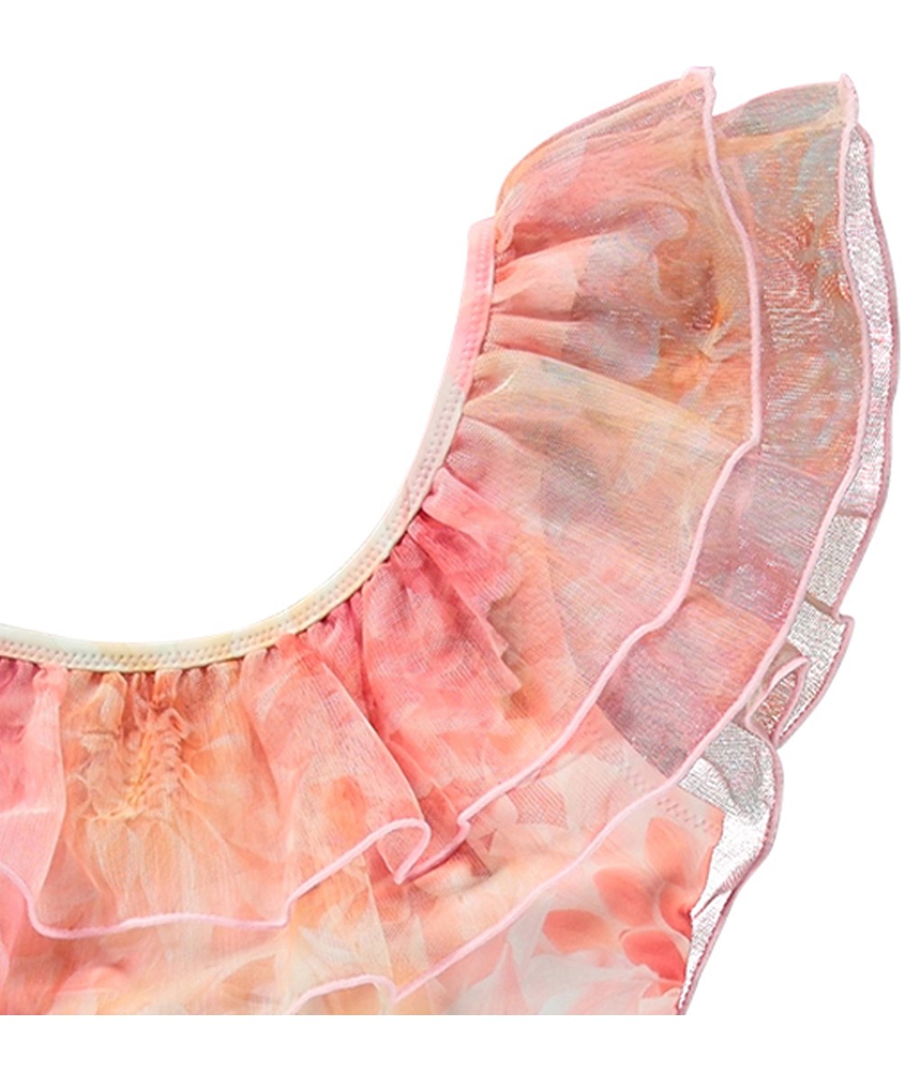 Nilla - Dahila Pink - Lyserød badedragt til aktive børn i genanvendt polyester og UV-beskyttelse 50+.