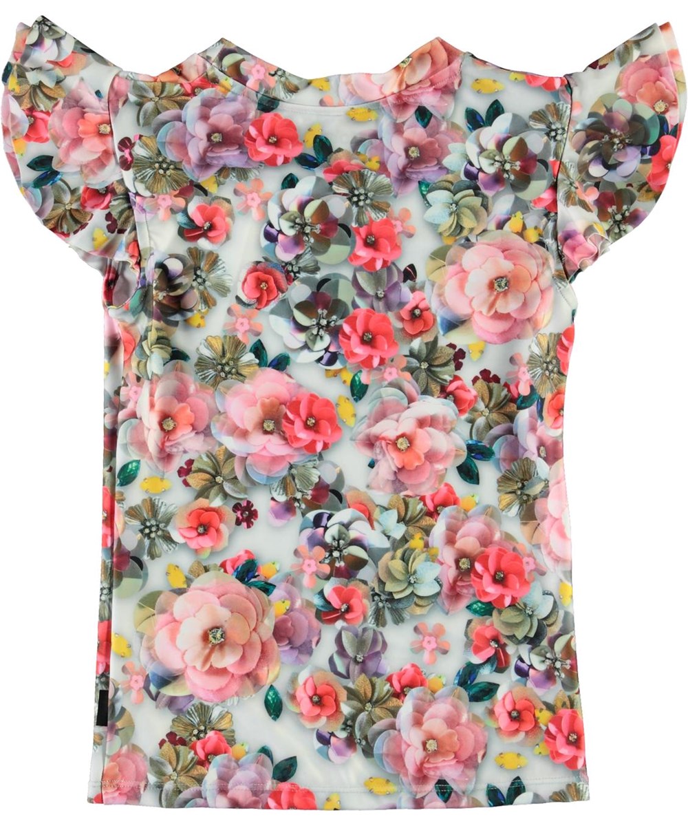 Neona - Sequins Flowers - UV-tröja med blommor