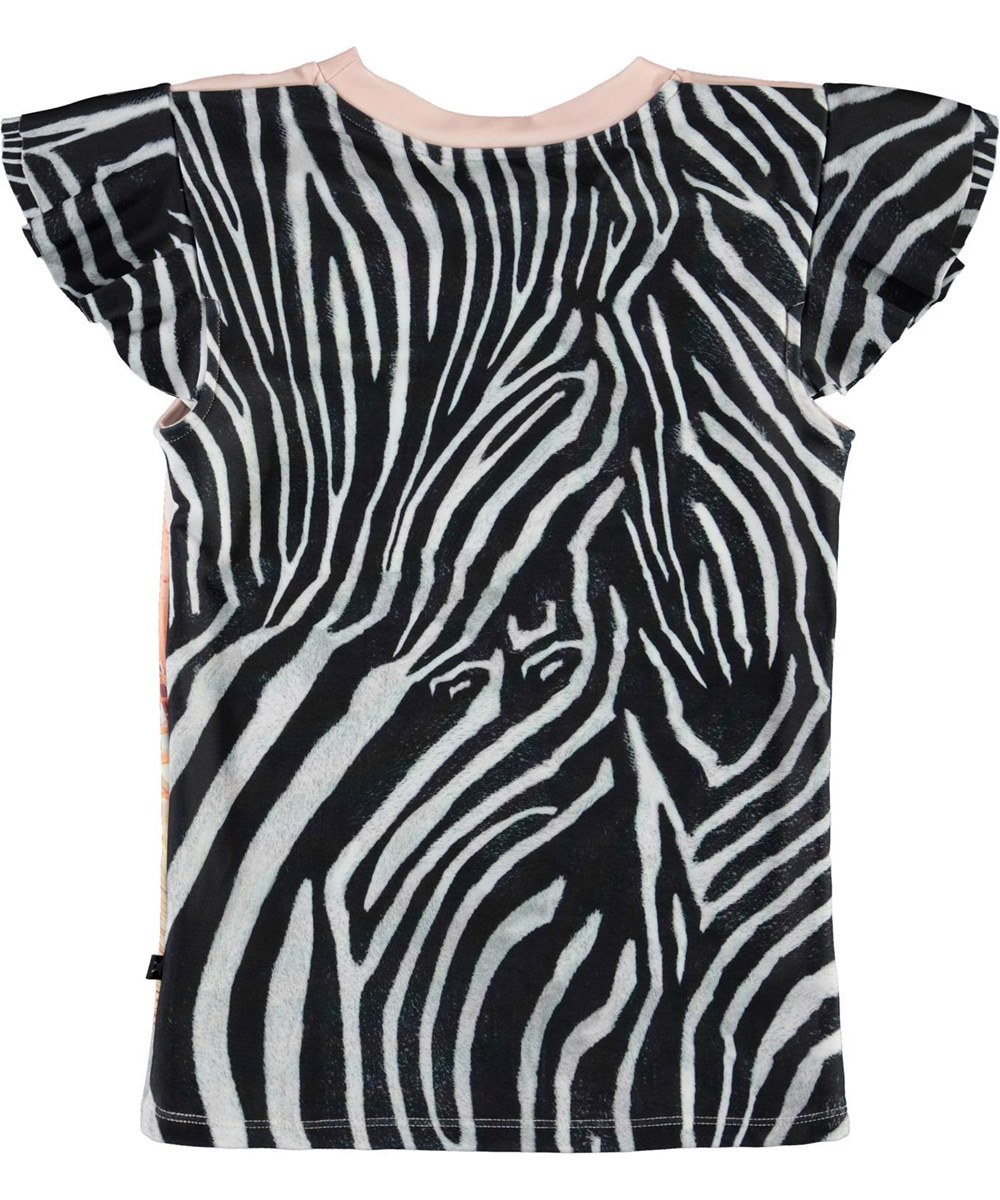 Neona - Zebra Fun - UV badtröja med rolig zebra.