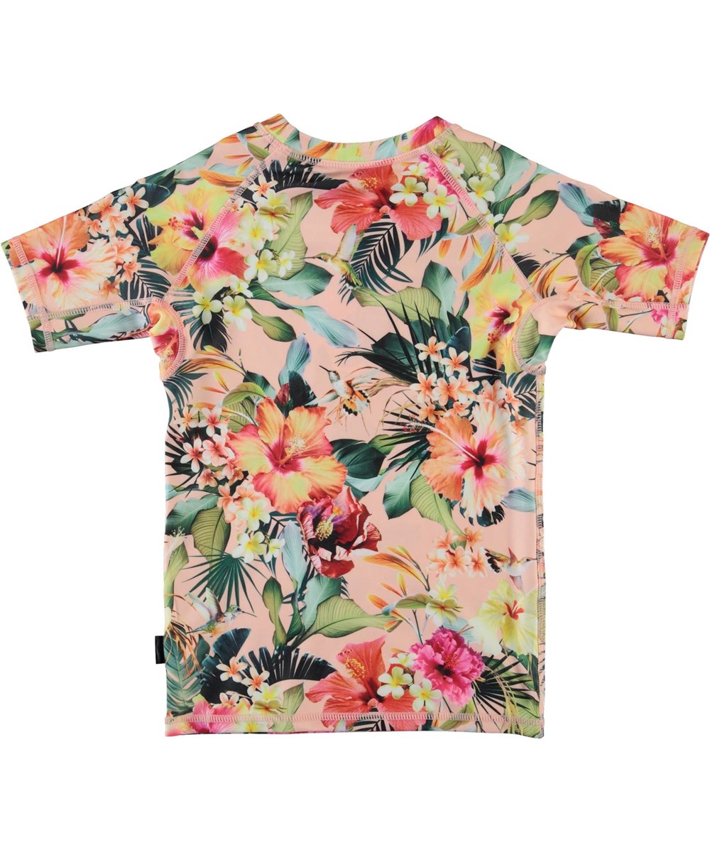 Neptune - Hawaiian Flowers - UV t-shirt med blommor