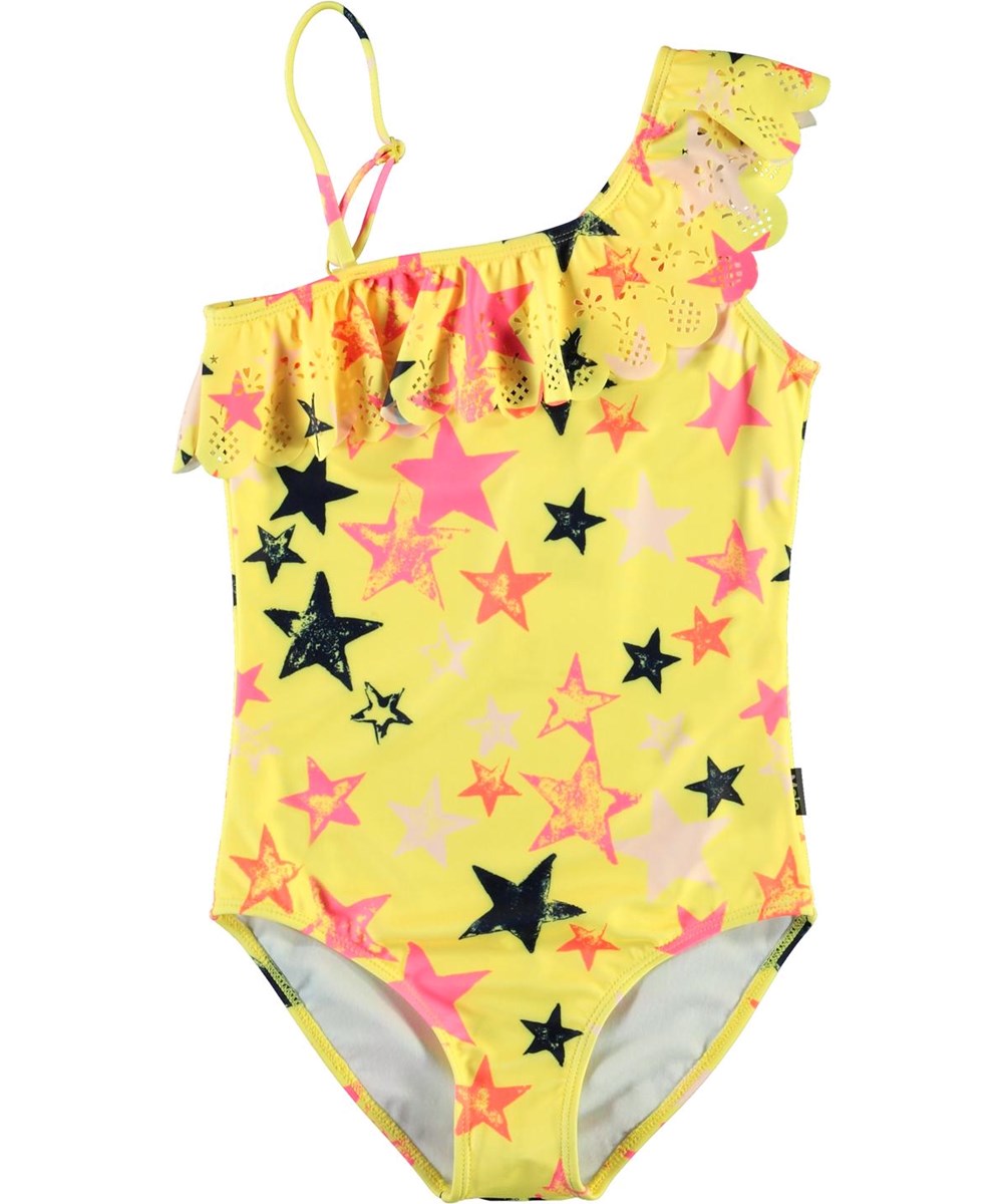 Net - Multi Star - Asymmetrisk baddräkt med stjärnor