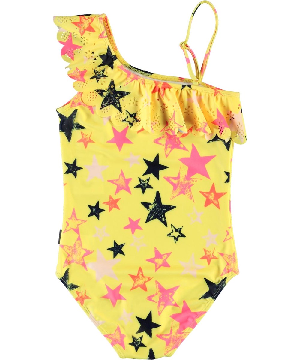 Net - Multi Star - Asymmetrisk baddräkt med stjärnor