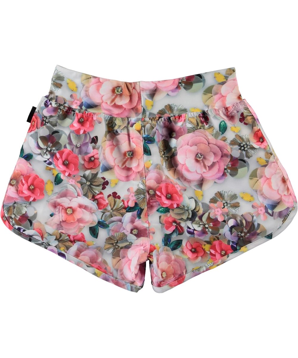 Neva - Sequins Flowers - UV-shorts med blommor