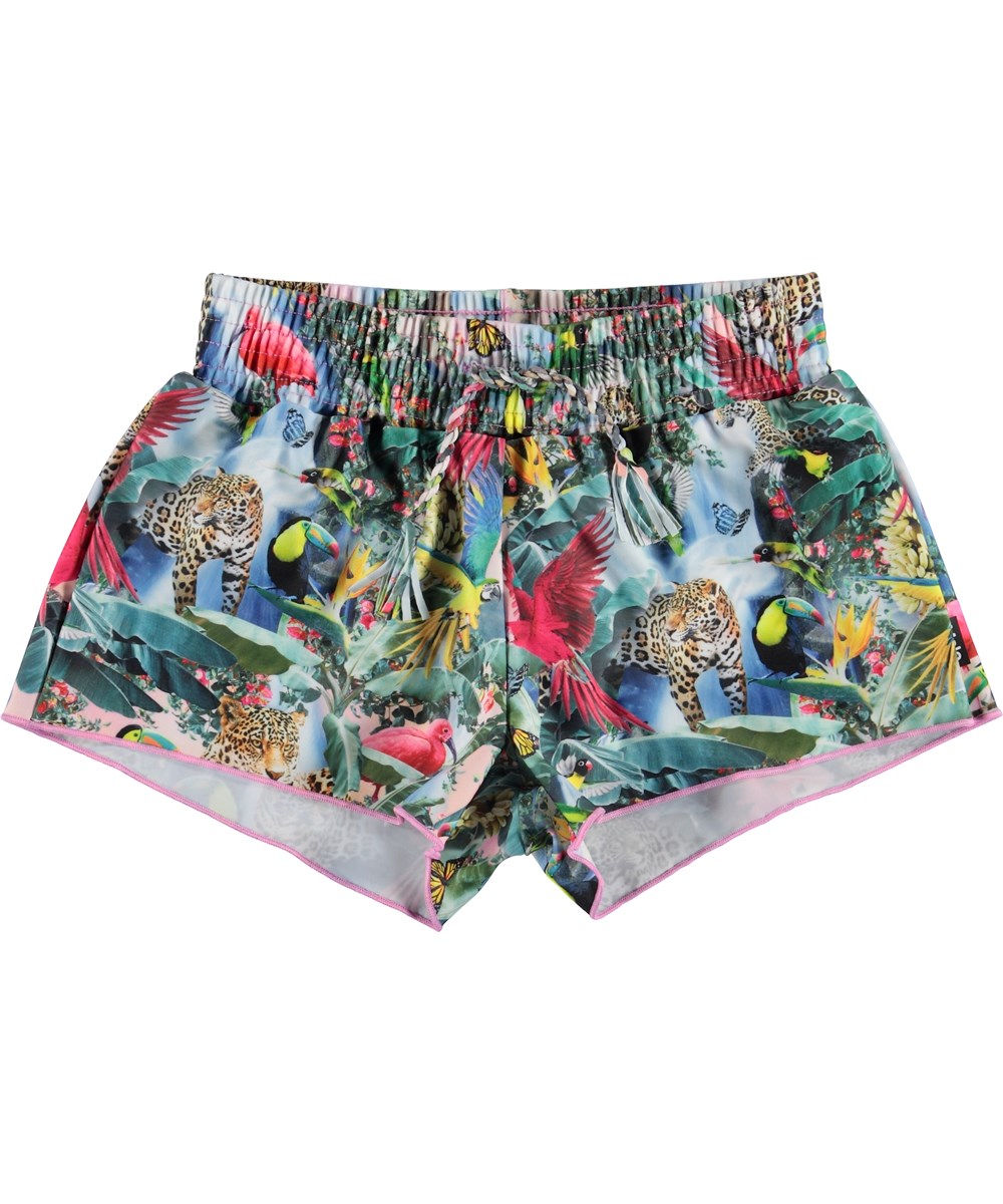 Nicci - Wild Amazon - UV badshorts med vilda djur