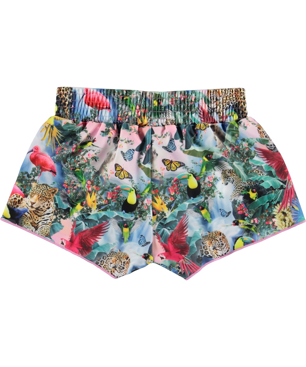 Nicci - Wild Amazon - UV badshorts med vilda djur