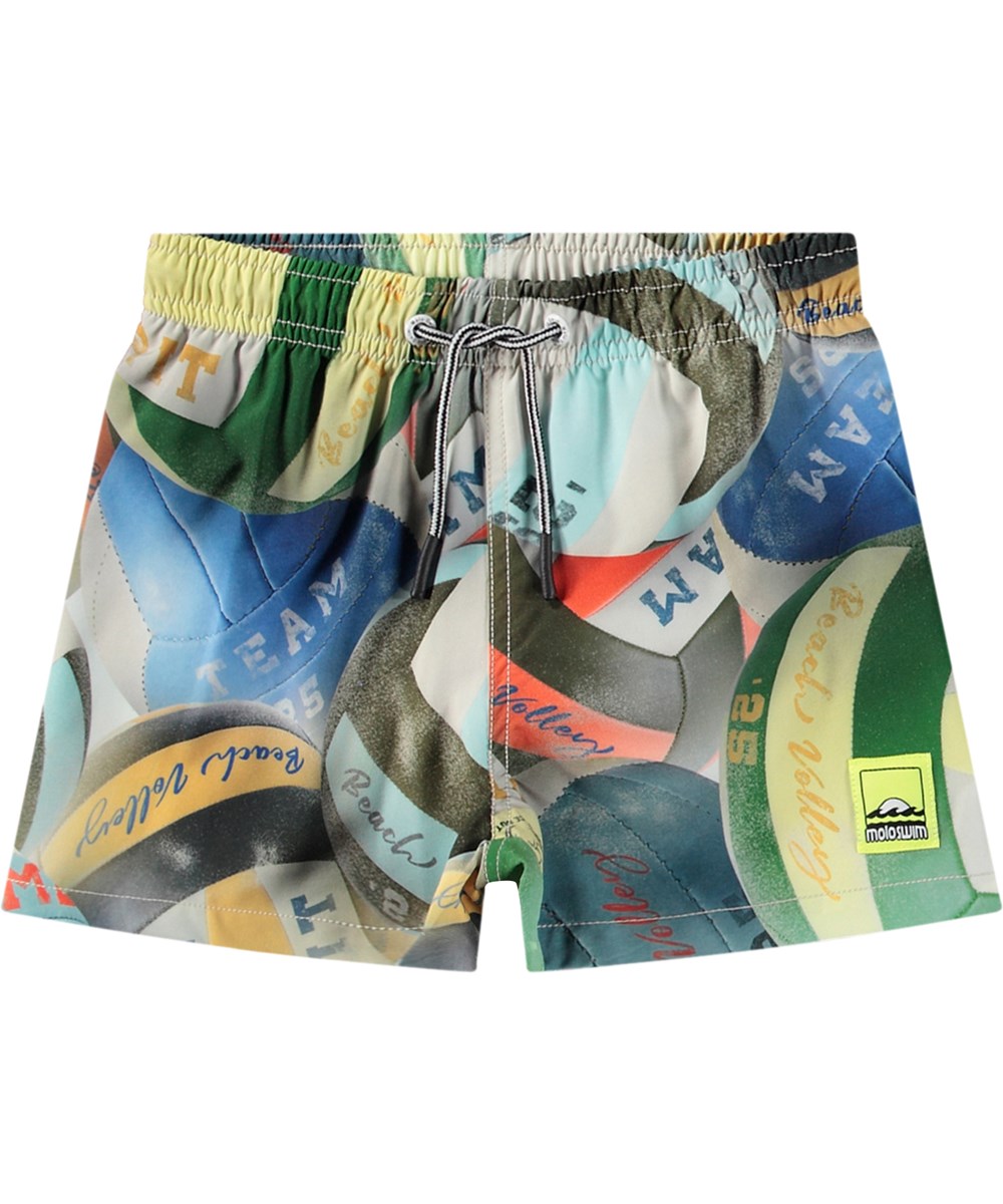 Niko - Beach Volleyball - Sportiga badshorts för aktiva barn i återvunnen polyester med UV-skydd 50+.