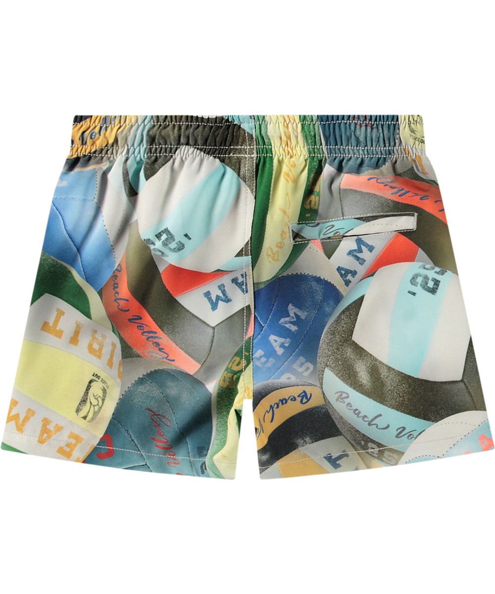 Niko - Beach Volleyball - Sportiga badshorts för aktiva barn i återvunnen polyester med UV-skydd 50+.