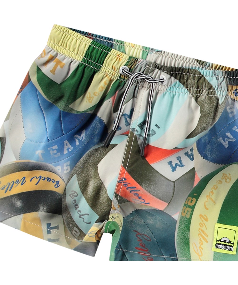 Niko - Beach Volleyball - Sportiga badshorts för aktiva barn i återvunnen polyester med UV-skydd 50+.