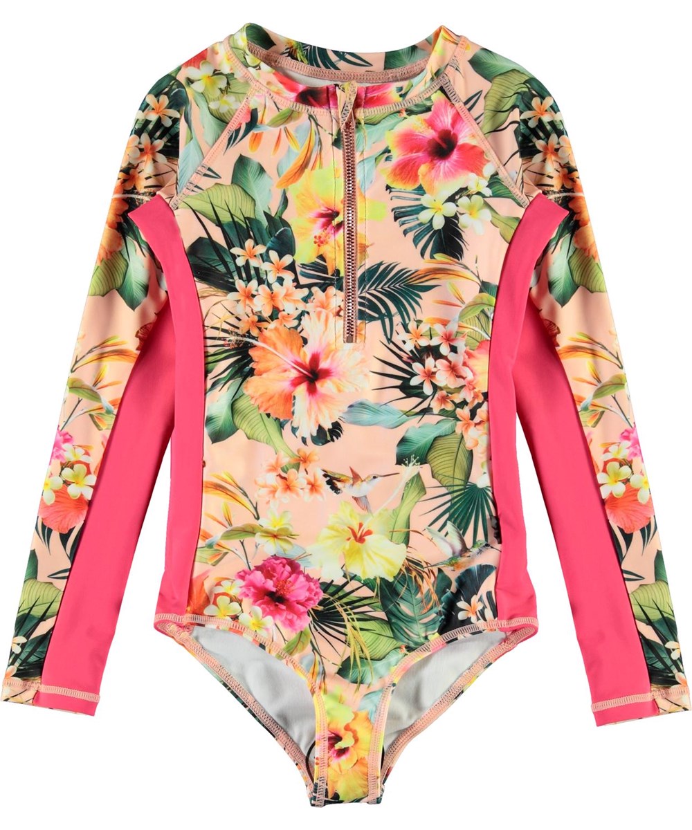 Necky - Hawaiian Flowers - UV badpak met bloemenprint