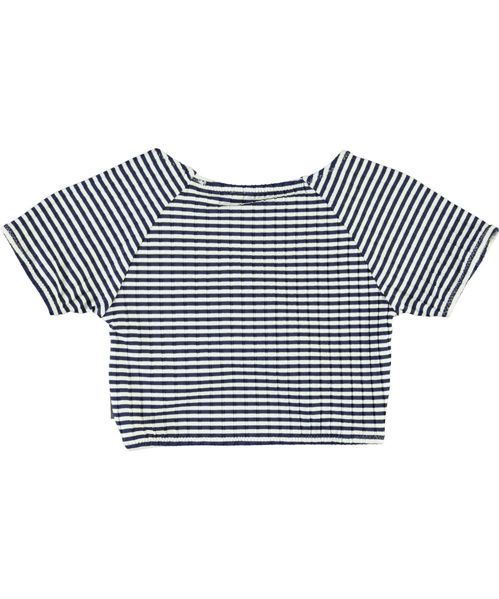 Nelly - Navy Stripe - Blauw en wit gestreepte zwemshirt
