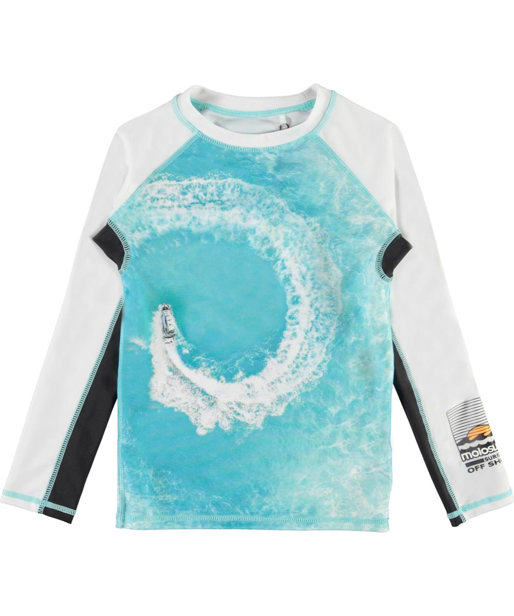 Neptune LS - Boat Spin - UV zwemshirt met bootprint