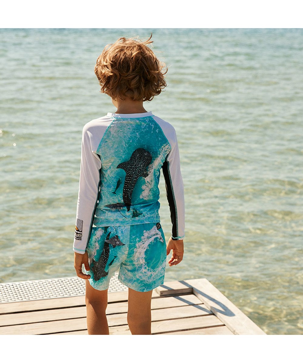 Neptune LS - Boat Spin - UV zwemshirt met bootprint