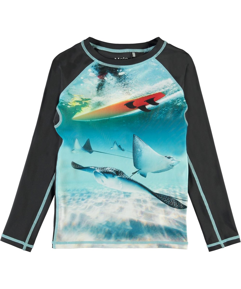 Neptune LS - Sting Ray - UV zwemshirt met pijlstaartroggen
