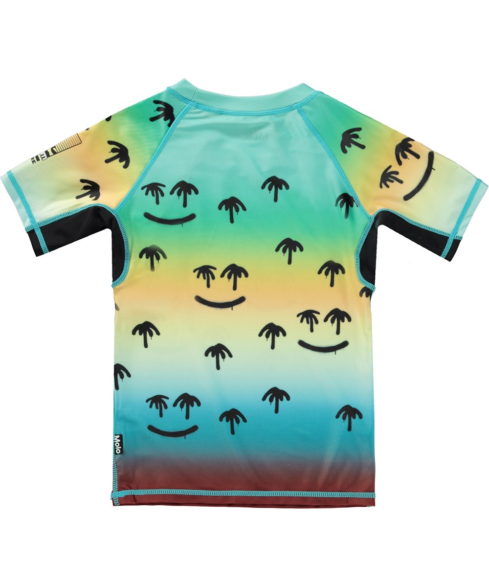 Neptune - Palm Spray - Klassieke zwemshirt met lachende palmbomen print