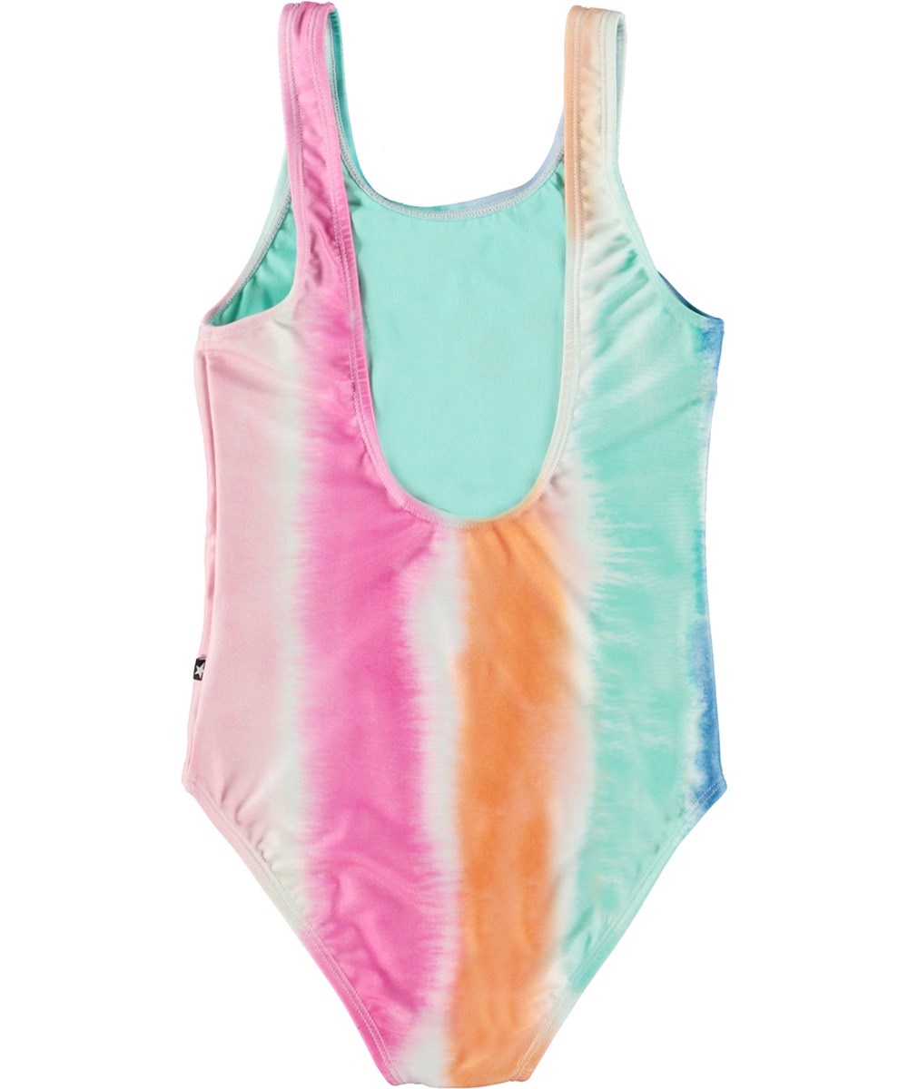 Nika - Colourful Smile - kleurrijke badpak met een aquarelprint