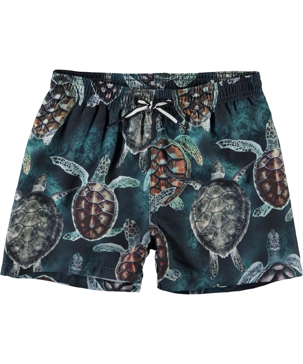 Niko - Sea Turtles - UV zwemshort met schildpadden