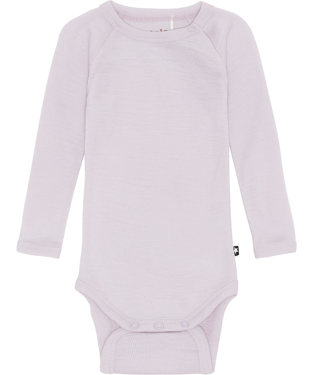 Farai - Frozen Lilac - Ljuslila babybody i ull.