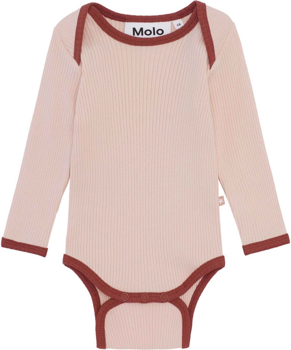 Faros - Powder - Ekologisk ribbad body i ljusgul.