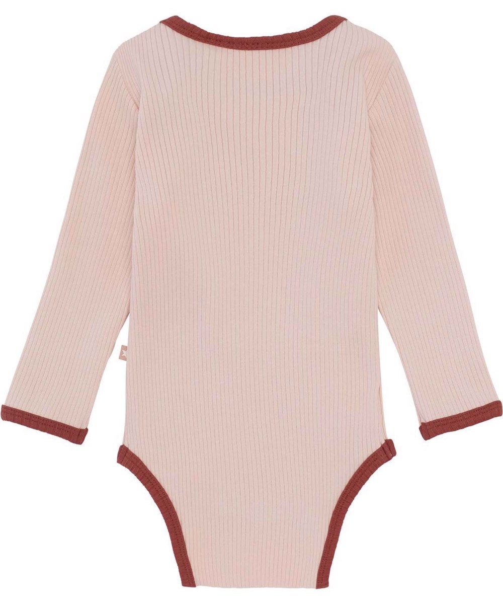 Faros - Powder - Ekologisk ribbad body i ljusgul.