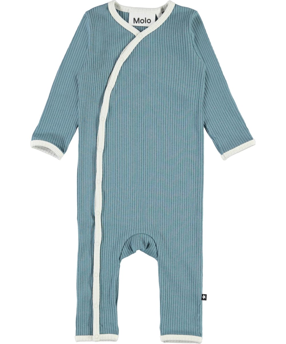 Fellow - Aero - Ljusblå baby body med ljusa kandband