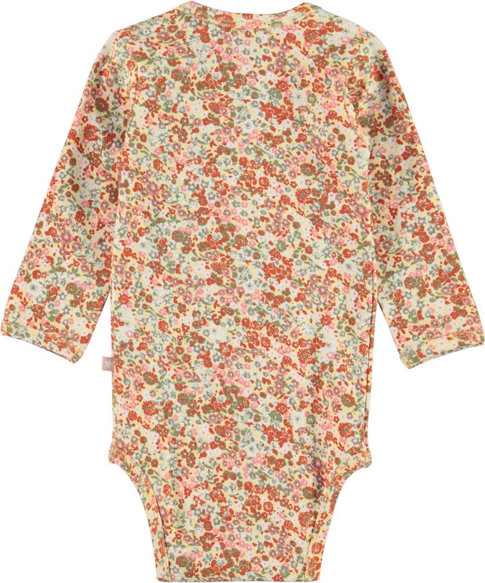 Foss - Meadow Baby - Småblommig ekologisk body